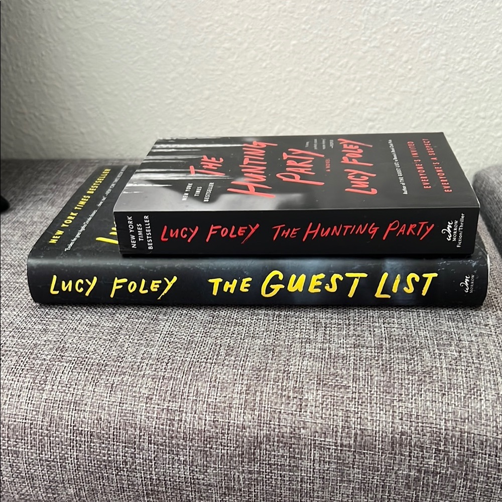 EUC Lucy Foley Book Set - The Hunting Party & The Guest List